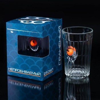 Стакан "Непробиваемый", граненый, с поплавком