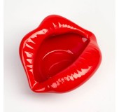 Пепельница «Губы» красная