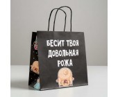 Пакет подарочный «Бесит»